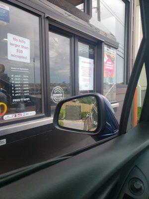 Drive thru window