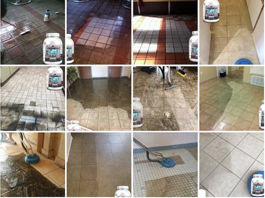 We are your tile and grout cleaning Specialists.. We can make your tile look new again....