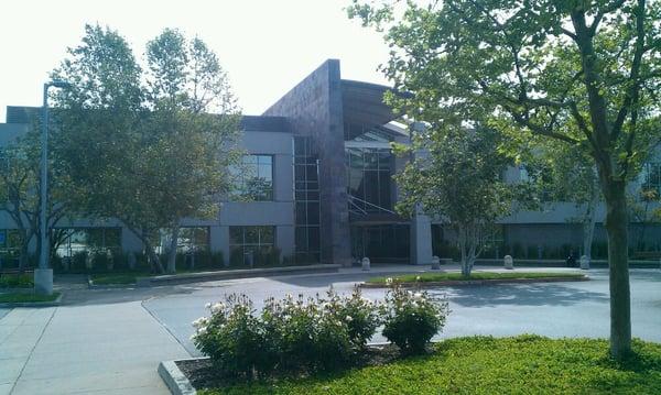 Main entrance facing East/Red Oak