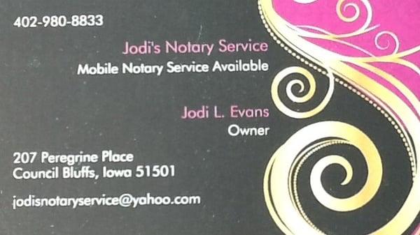 Jodi's Notary Service