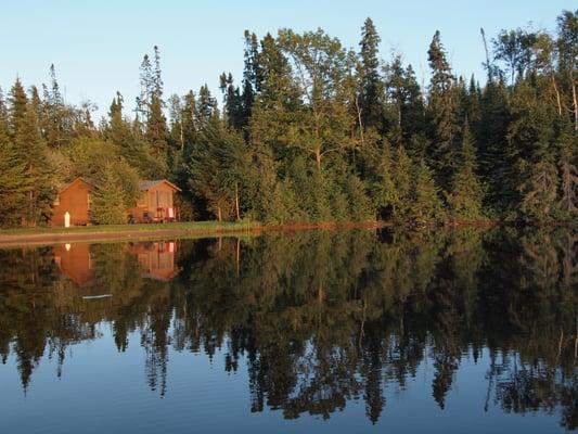 Cabin #2 on the shore of Round Lake