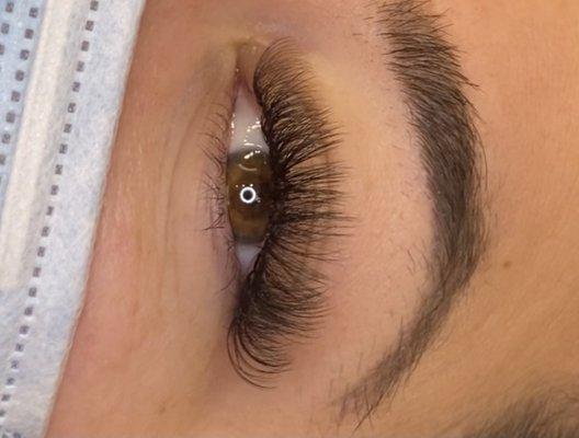 Hybrid lash extension full set!