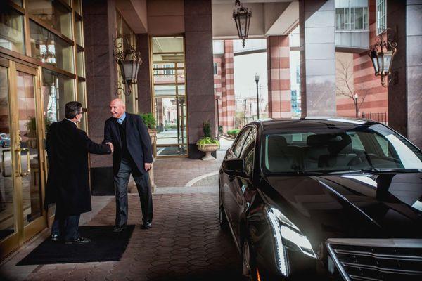 Stress-free point-to-point pick-ups by Penn Limo for hotels, restaurants, and downtown visits--ensuring seamless, comfortable arrivals.