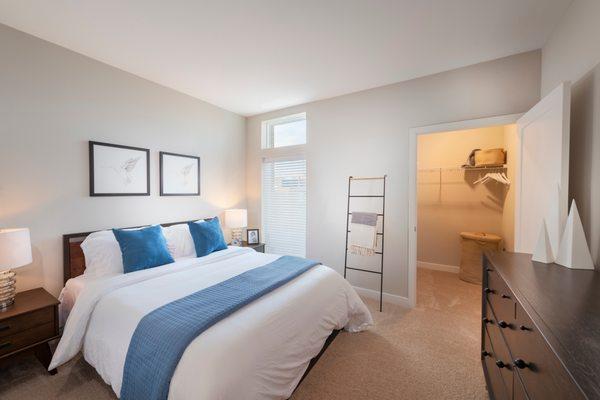 Spacious Bedrooms and walk-in closets