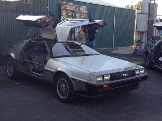 The Delorean... BTTF Time Machine!