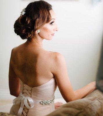 Bridal updo