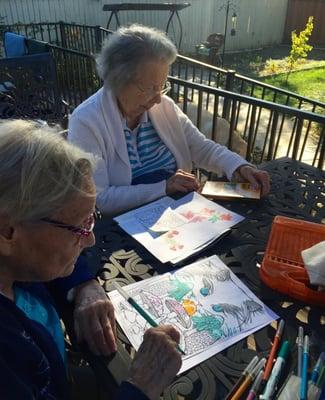 Residents drawing.