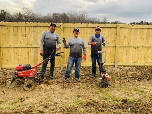 Sod installing