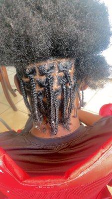 STARTING DREADS BY USING THE BRAIDING METHOD.( cheaper and more efficient)