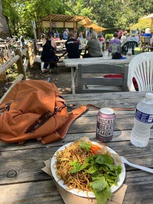 Combo #1 plate with a view and live music!