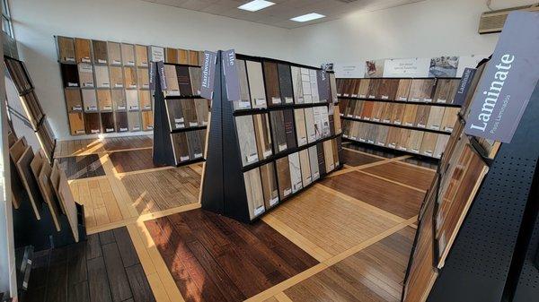 Interior of LL Flooring #1221 - Stafford | Aisle View