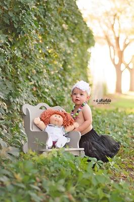 Baby girl at Park in Amarillo | Aug. 2014