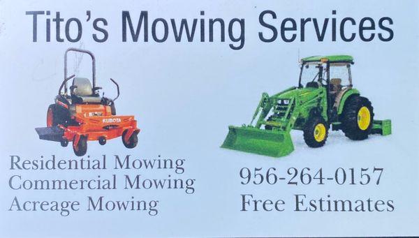 Tito’s Mowing Services