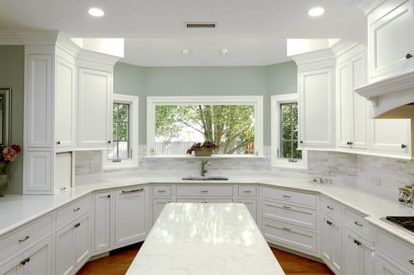 Luxury White Kitchen, Alexandria, VA