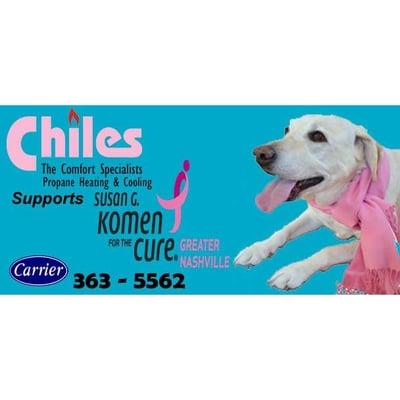 Chiles Propane Komen for the Cure Supporter