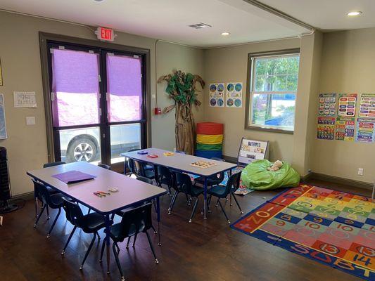 Pre-school and Kindergarten classroom