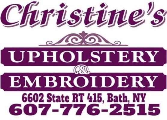 Christine's Upholstery & Embroidery