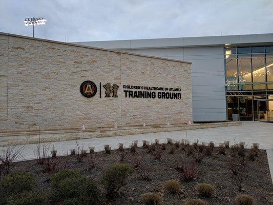 Children's Healthcare of Atlanta Training Ground in Marietta for the Atlanta United. 2/15/2018.