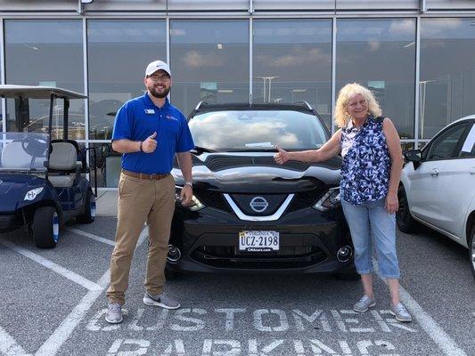 Tina and her Certified Pre Owned 2019 Rogue Sport