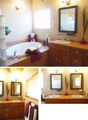 Home Staging. 2011. Beautiful finishes and pops of color add value and appeal to buyers of home in central Tucson.