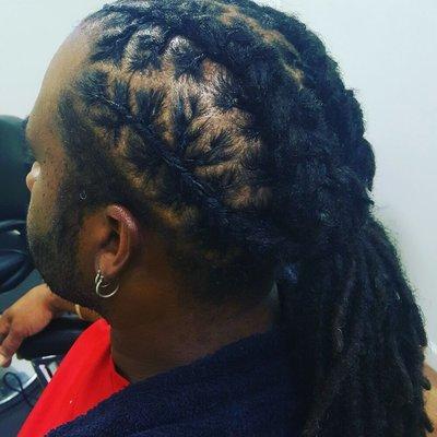 Interlock and cornrows