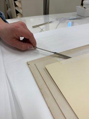 BACC is experienced in the examination, treatment, and care of artifacts composed of paper, paper-related, or parchment supports.