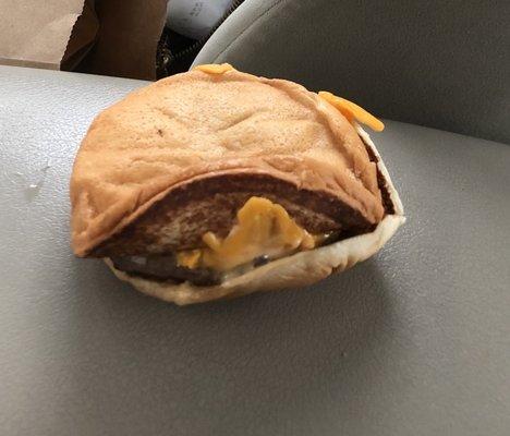 My cheeseburger