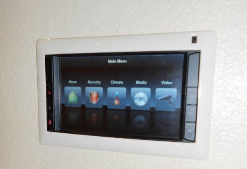 Home Security and Automation control panel