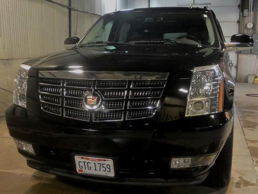 Our Cadillac Escalade ESV suv. (Black, seats up to 5)