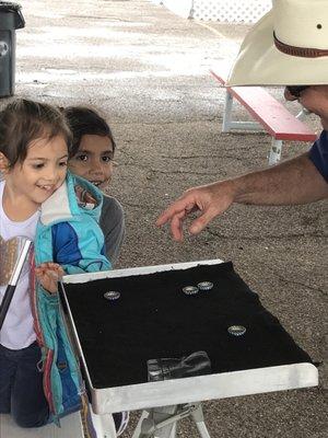 Godfrey the Magician performing at the 2018 Graham County Fair.