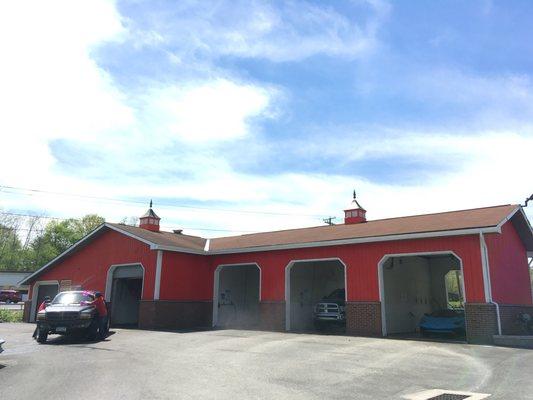 Self serve bays at Newburgh car wash