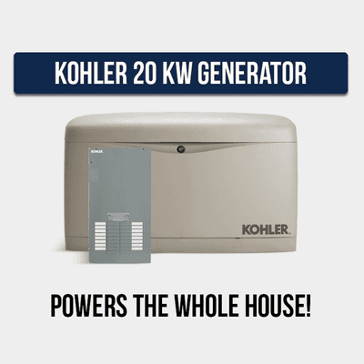 20 KW Kohler Generator Installation Experts