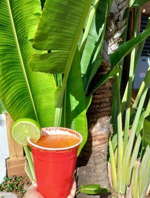 Mango chelada, $6 something. Very refreshing.