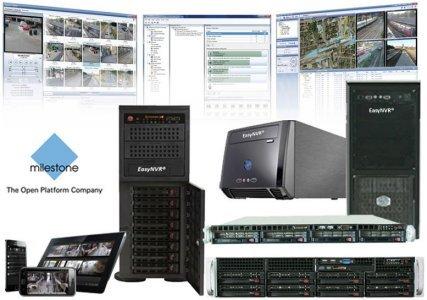 EasyNVR Video Recording Servers for Milestone XProtect