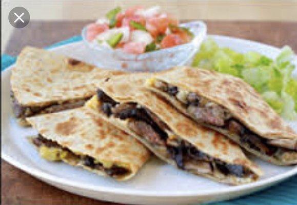 Quesadillas Asada or Chicken or Carnitas or Chorizo