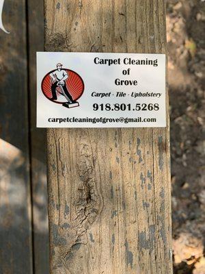 Carpet cleaning of grove