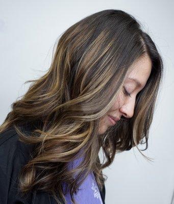 Balayage Growout + Gloss Refresh