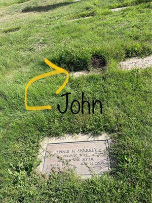 Had to use a trowel to find my step-father's head stone. He is a WWII veteran. Shameful!