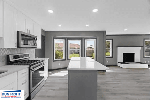 Beautiful kitchen renovation Dunright for one of our flip customers