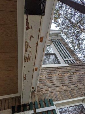 Porch ceiling