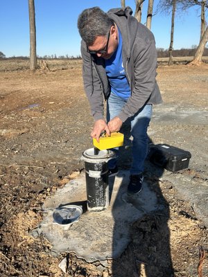 Measure the Static level in the well