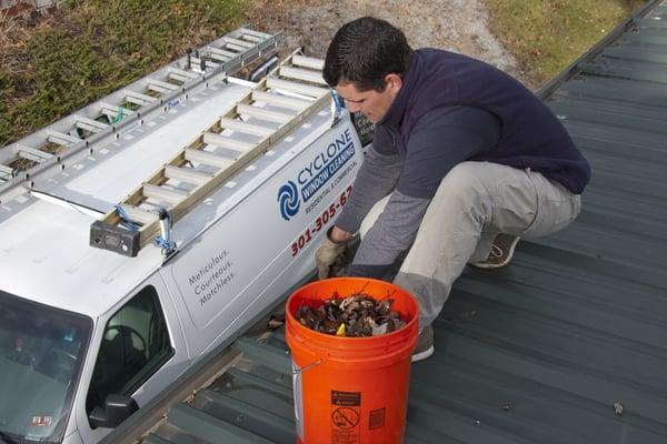 Gutter cleaning