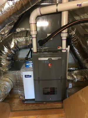 96% Efficient Rheem Furnace