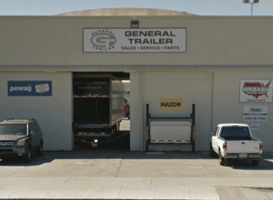 Front of General Trailer building