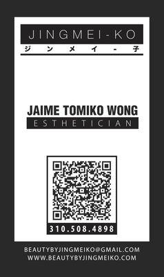 Scan the QR code to follow @beautyby_jingmeiko on Instagram and book your next appointment!