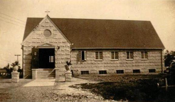 Original 1928 church building of Nazareth Lutheran Church.