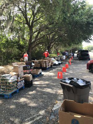 CAM Food Line with Cars being loaded