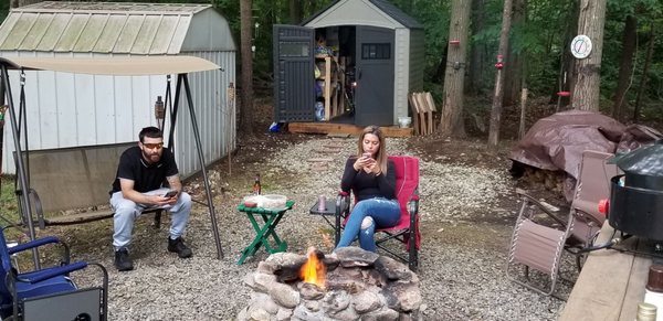 Renee loves camping with her favorite uncle