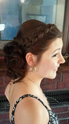 Braids make any updo fun!