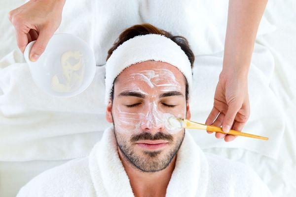 We offer men's facials as well!